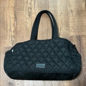 Vera Bradley Black Quilted Duffle Bag